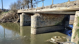 Поточний середній ремонт мосту на автомобільній дорозі загального користування місцевого значення О-02-03-05 Вороновиця – Тиврів - Шаргород