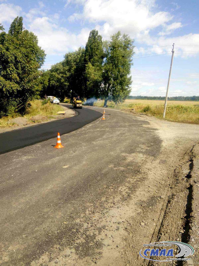 Експлуатаційне утримання автомобільних доріг загального користування місцевого значення у Вінницькій області станом на 18 вересня 2020 року