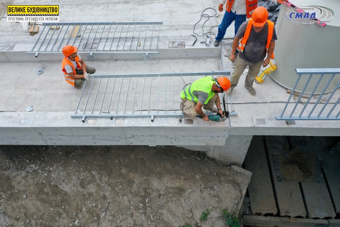 Більше 80% запланованих робіт по ремонту мосту у м. Немирів виконано